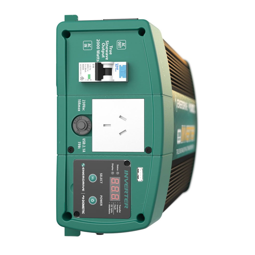 Enerdrive ePOWER 12V 2000W Inverter w/RCD & ATS