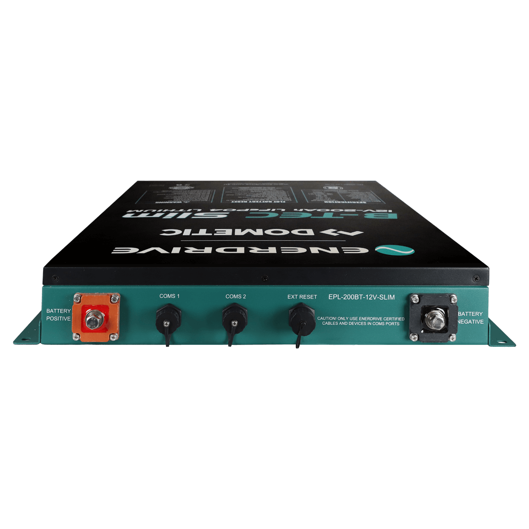Enerdrive B-TEC 12V 200ah / Lithium Battery Slim Metal Case