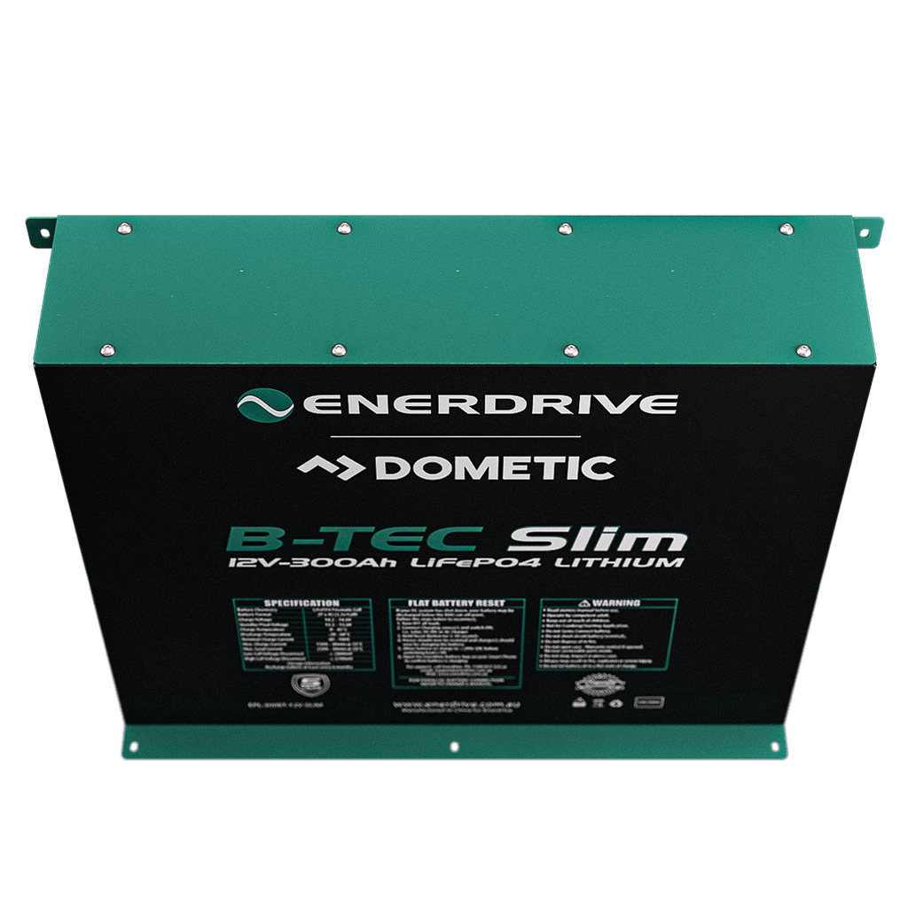 Enerdrive B-TEC 12V 300ah / Lithium Battery Slim Metal Case