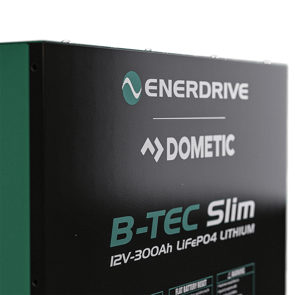 Enerdrive B-TEC 12V 300ah / Lithium Battery Slim Metal Case