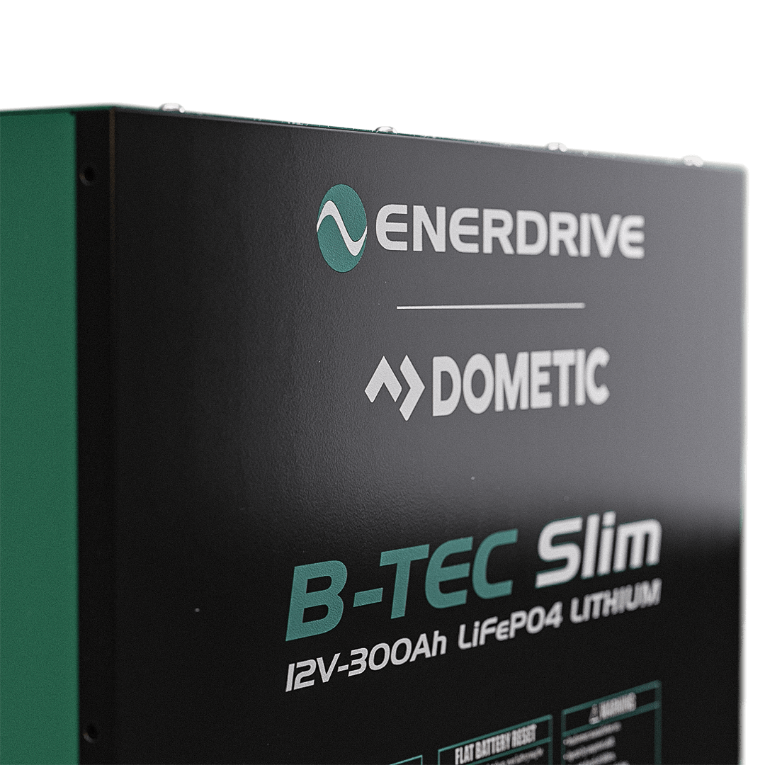 Enerdrive B-TEC 12V 300ah / Lithium Battery Slim Metal Case